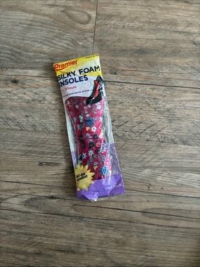 Premier Floral Foam Insoles - Pink with Multicolor Flowers